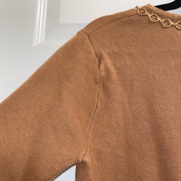 ZARA knit camel blouse - Picture 4 of 6